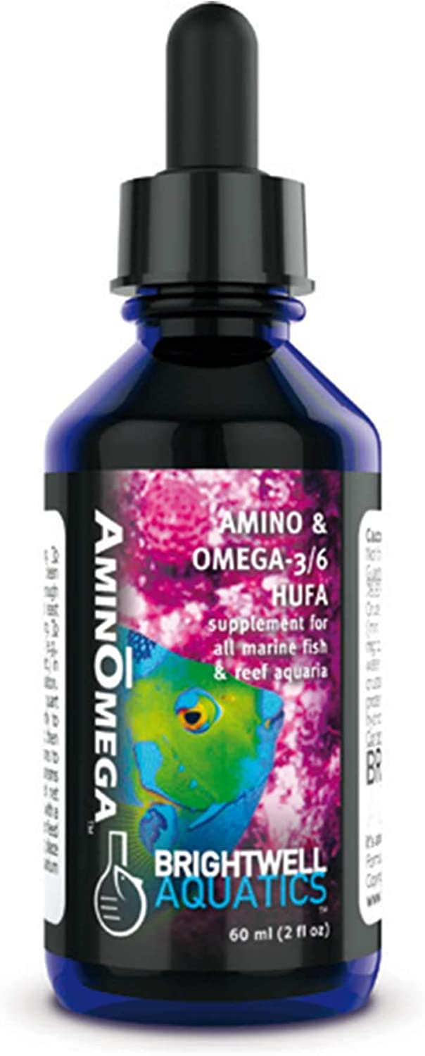 Brightwell Aquatics AminOmega - HUFA Omega 3/6 Supplement for Marine Fishes 60ml