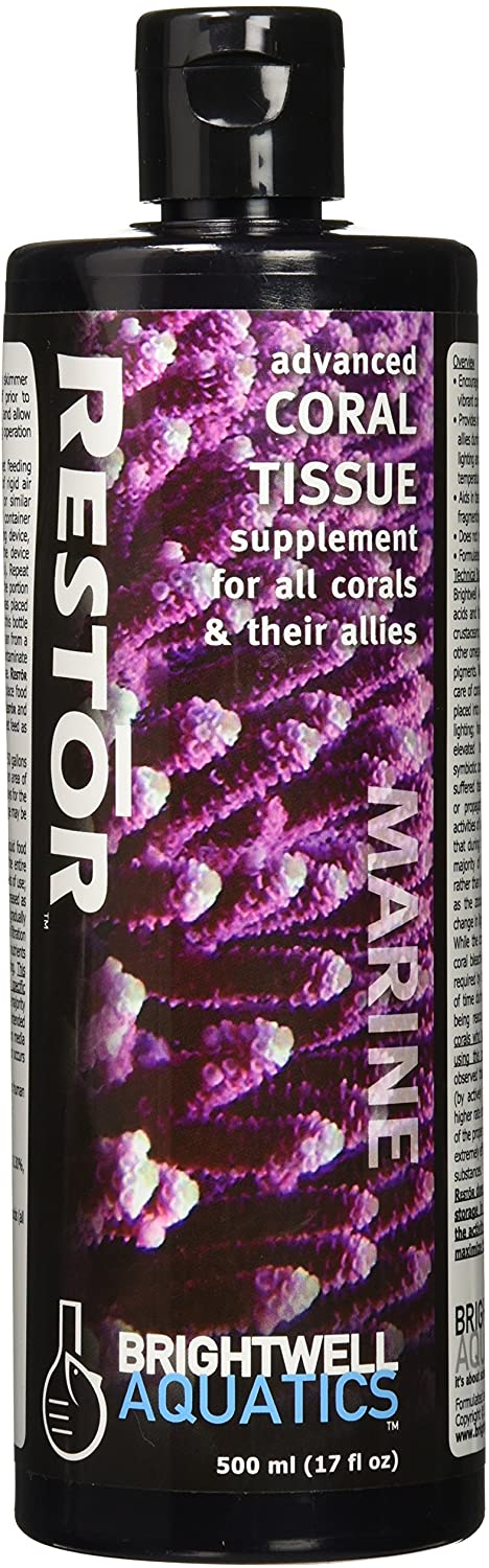 Brightwell Aquatics Restor - Liquid Coral Tissue Nutritional Supplement